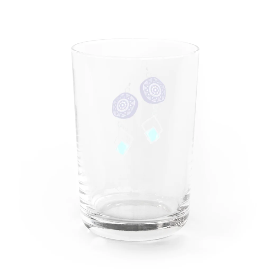 みつまめこshopのピアス Water Glass :back