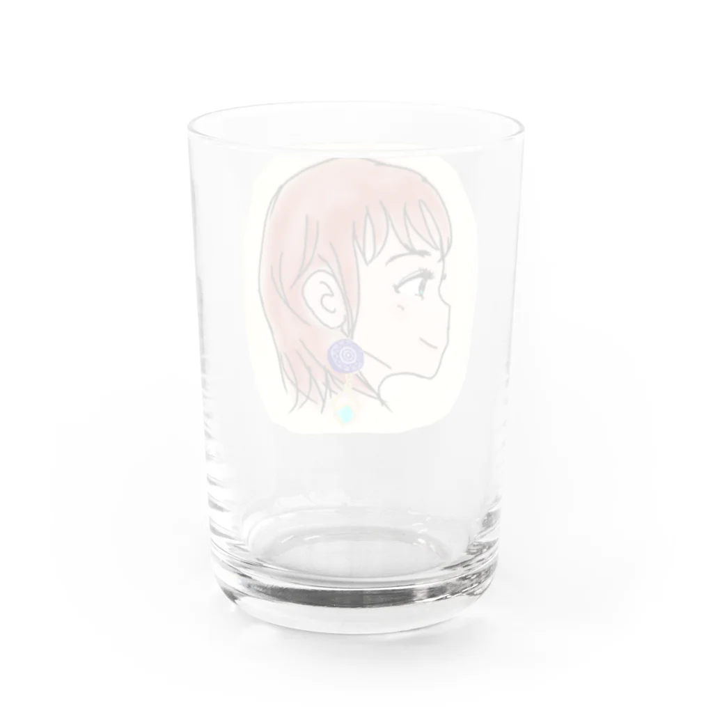 みつまめこshopのAre you excited? Water Glass :back