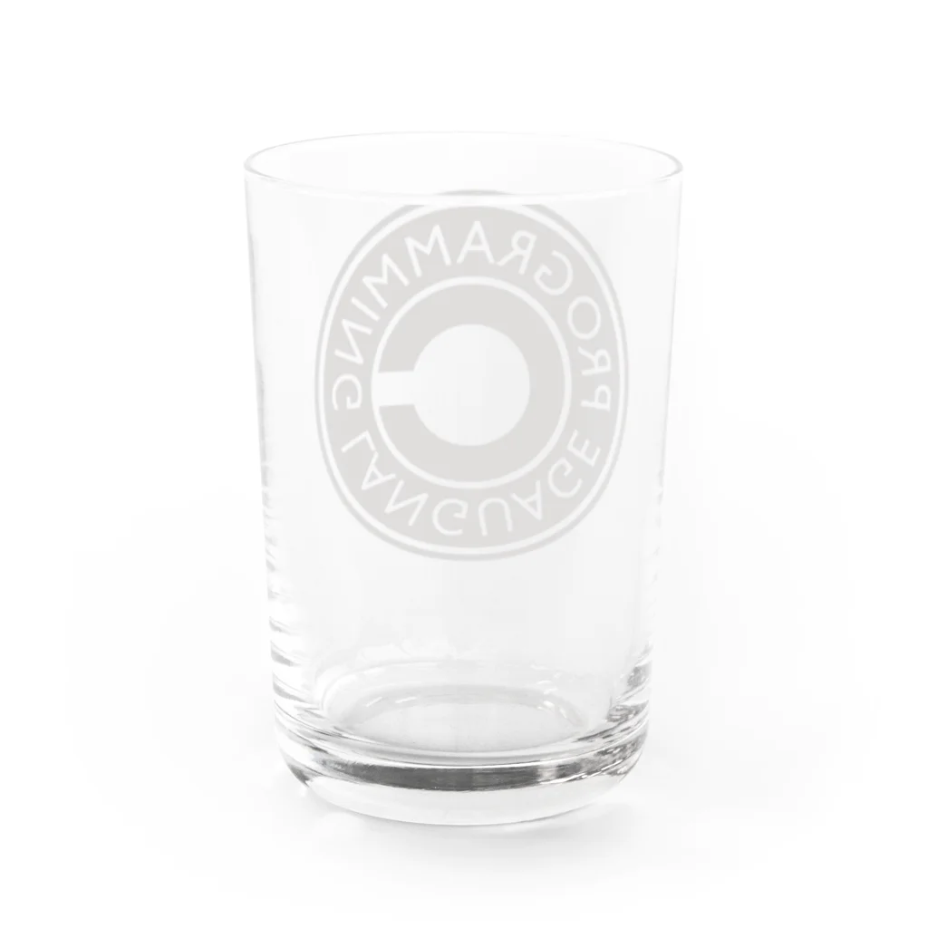 AURA_HYSTERICAのC_PROGRAMMING_LANGUAGE Water Glass :back