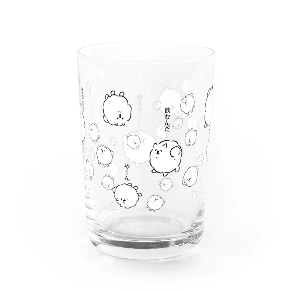 ちゃ屋の飲みにくいコップ Water Glass :back