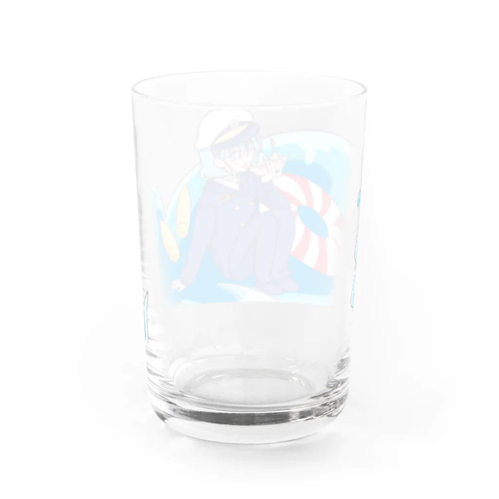 はねゆずのはねゆず(いただきます) Water Glass :back