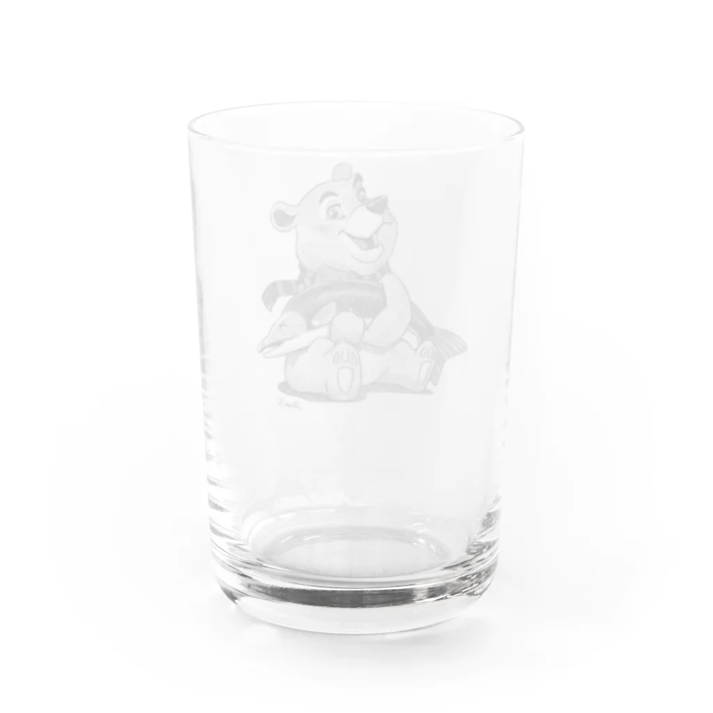 Tatsuya Artistのバーニーベア Water Glass :back