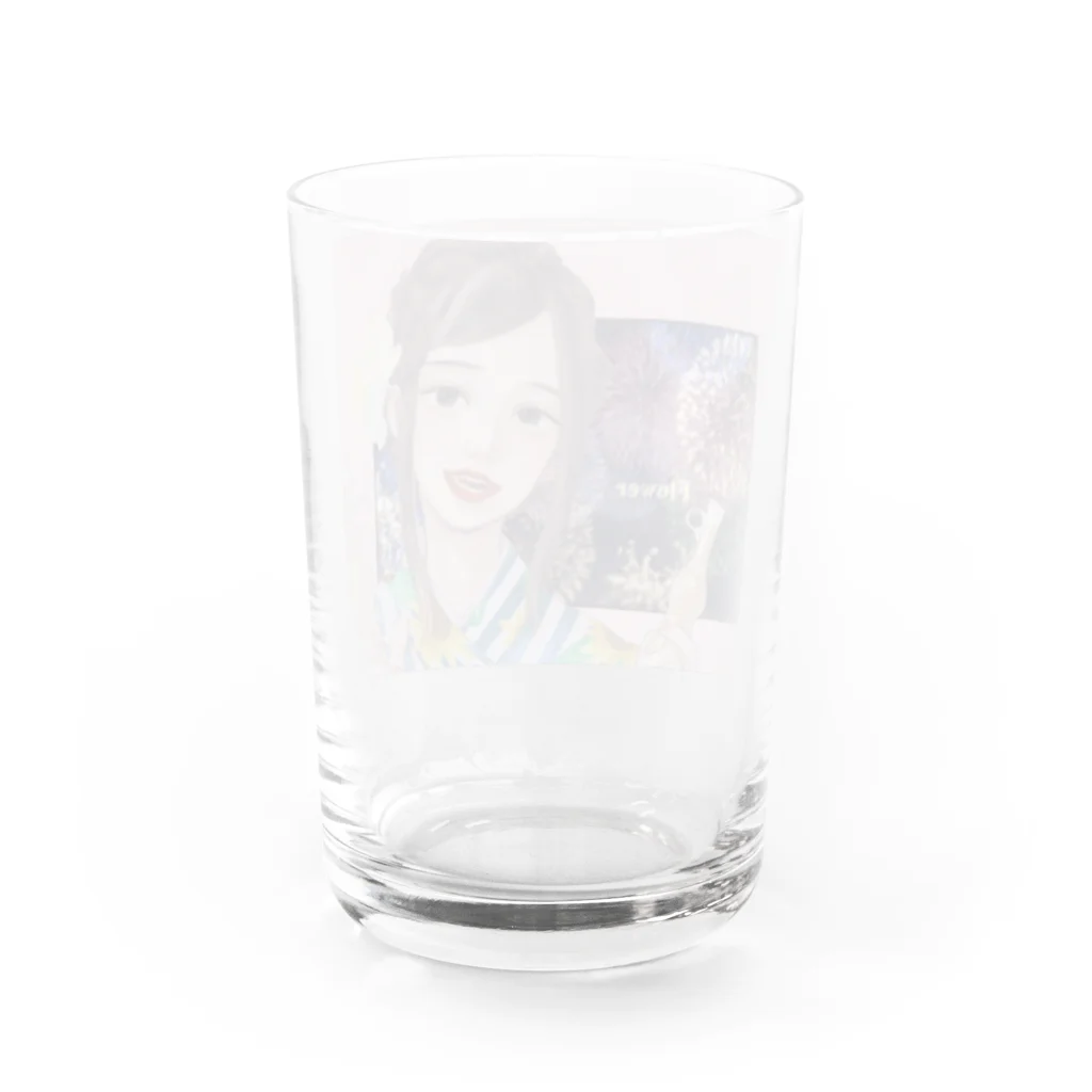 壱川あのんのシェアパピ子 Water Glass :back