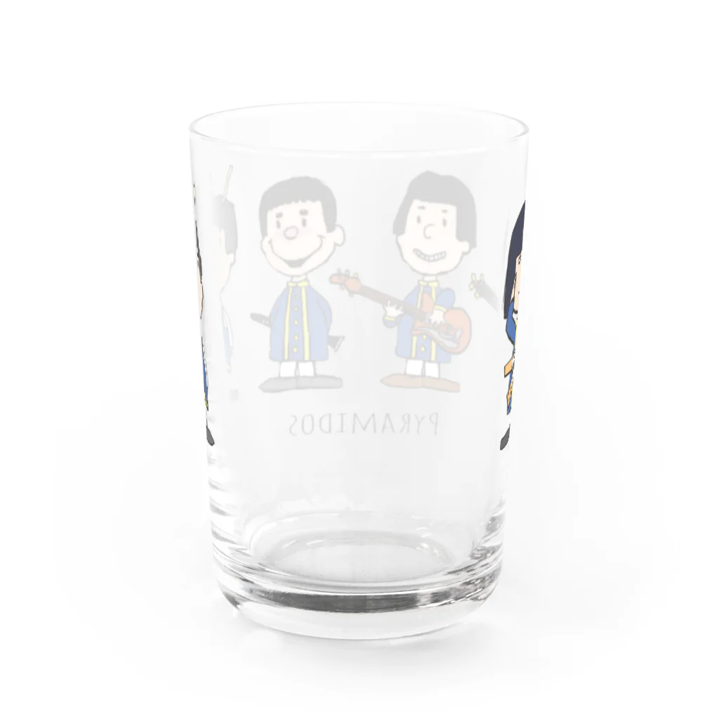 Pyramidos(ピラミッドス)のピラミッドス　カートゥーン風 Water Glass :back