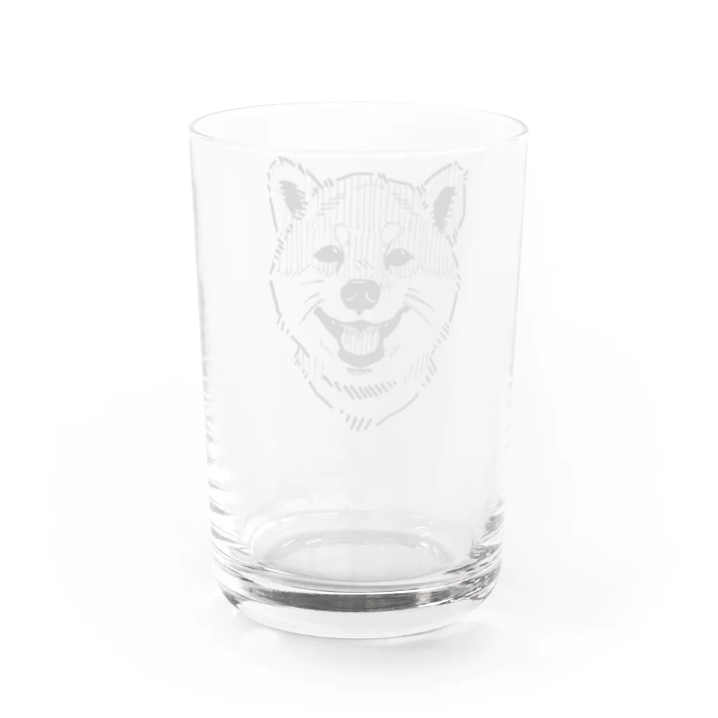 yyyyのsibakenface Water Glass :back