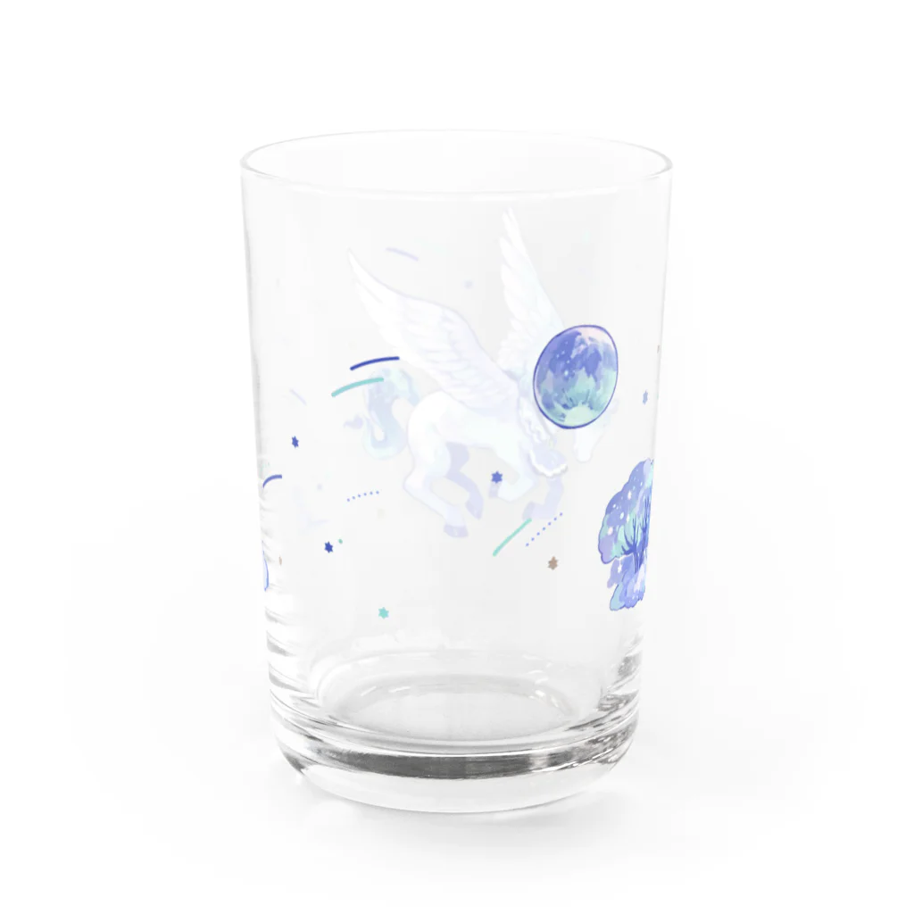 susutoukaのオパールの瞳のペガサス Water Glass :back