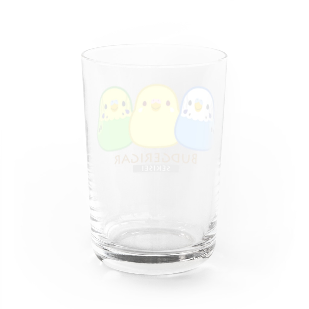 TeaDrop.Cのセキセイインコ Water Glass :back