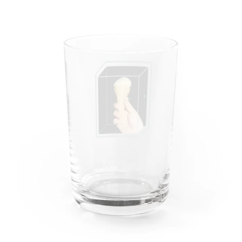 サカナのtsukamatta-aisu Water Glass :back