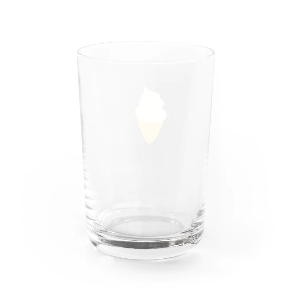 あゆかんのそふとくりーむ Water Glass :back