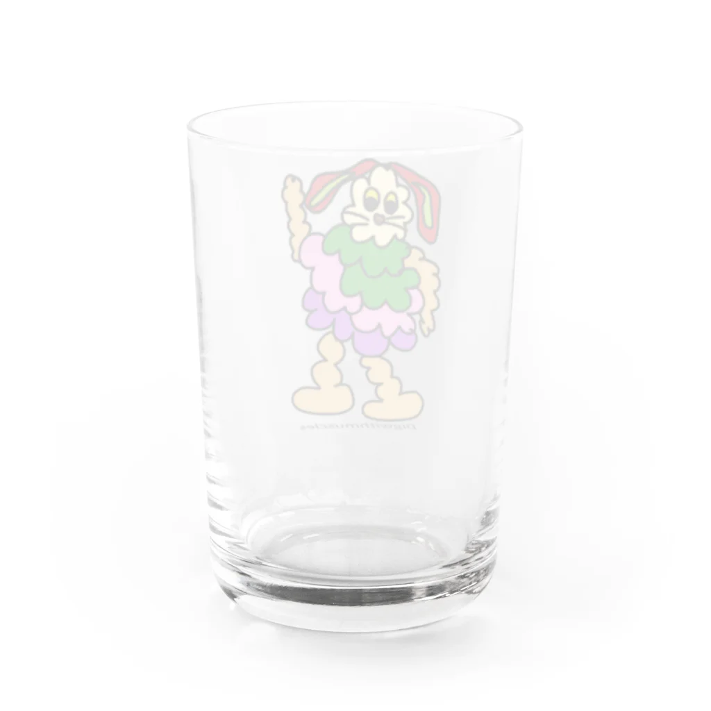 paprikachanの筋肉ムキムキおしゃれワンコ Water Glass :back