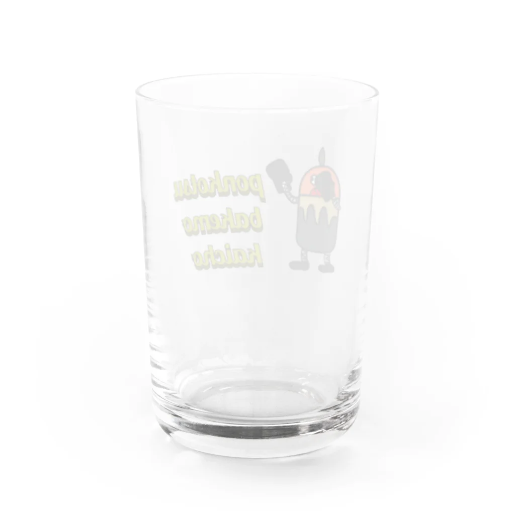 ポンコツバケモ会長ショップのポンコツバケモ会長 Water Glass :back