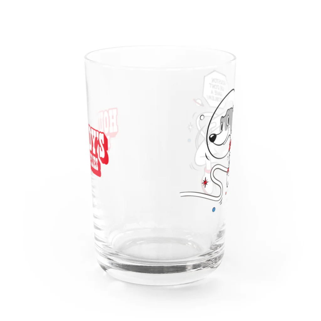 イタグレショップのハウンディーズ アストロノーツ01 Water Glass :back