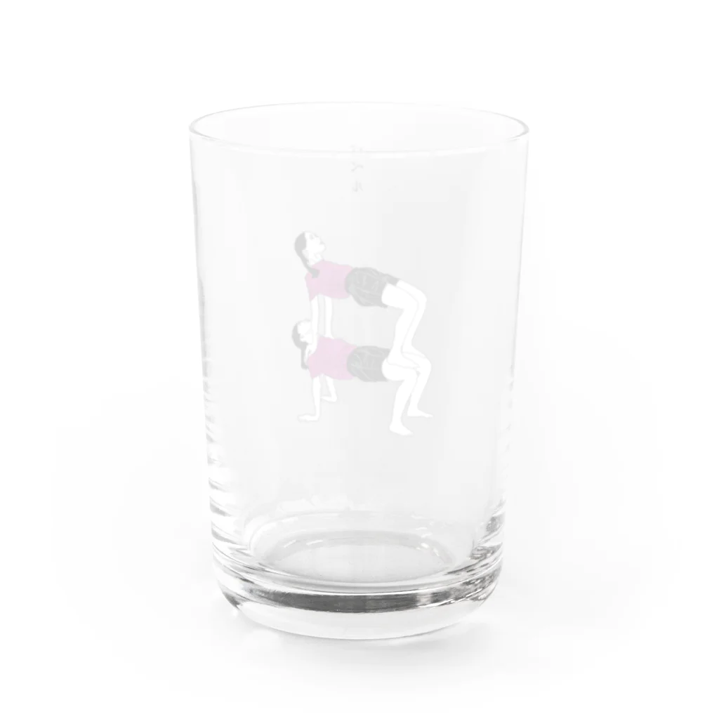 Drecome_Designの組体操(バベル) Water Glass :back