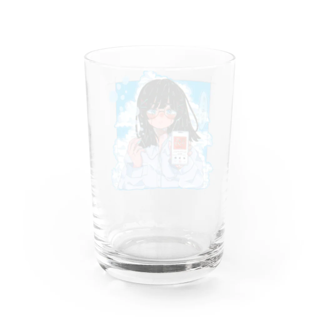 ぷんつくりーのなんでアンタなの。 Water Glass :back