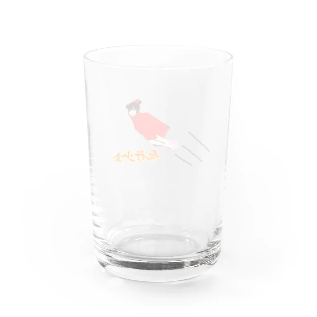 Danke Shoot Coffeeの飛行少女 Water Glass :back