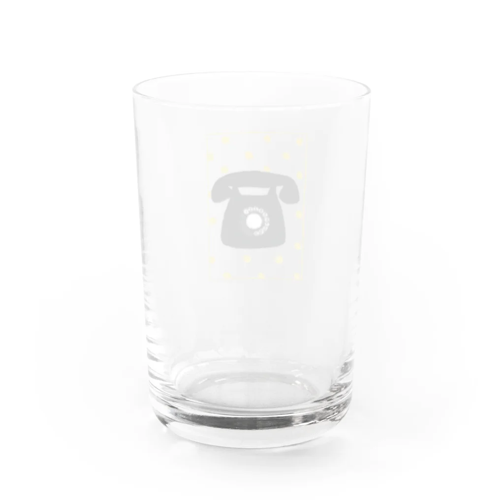 オイカワのショップの黒電話 レトロシリーズ Water Glass :back