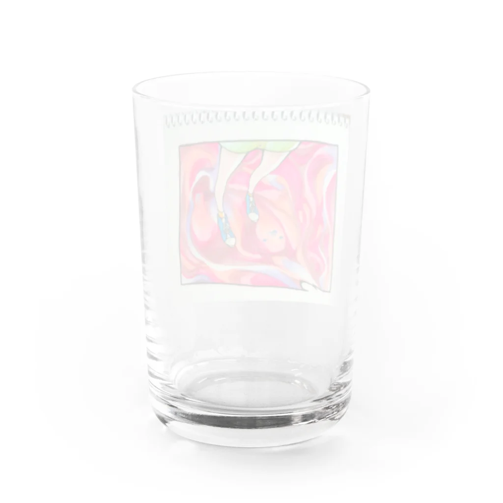 そっちの猫とやる気 Water Glass :back