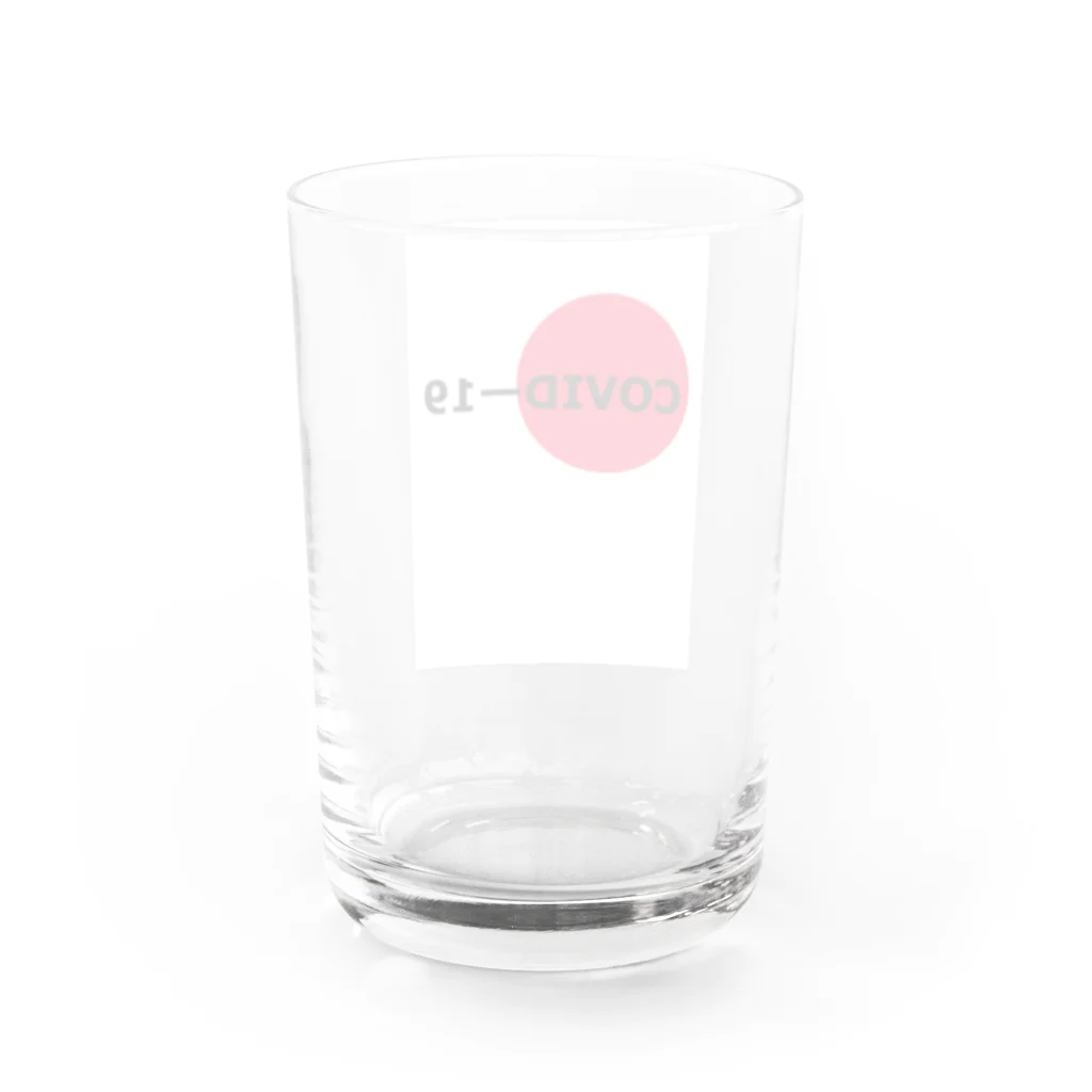 G-HERRINGのCOVIDー19 Water Glass :back