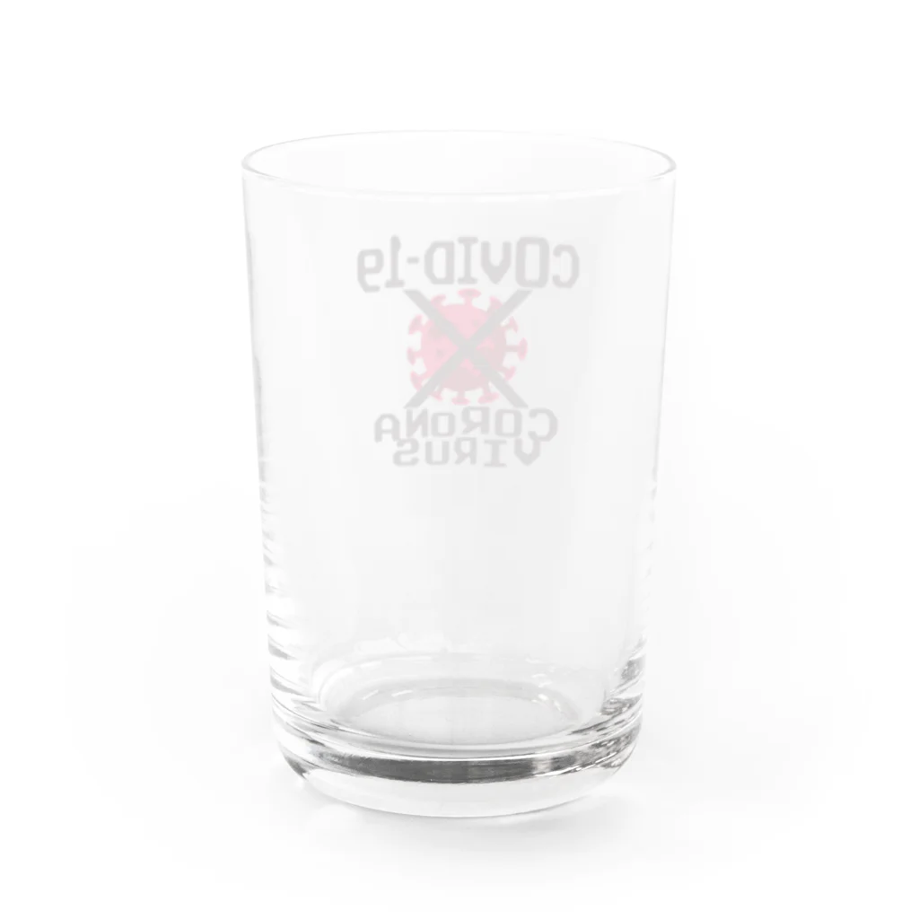 グラフィンの新型コレラウイルス COVID19 01 Water Glass :back