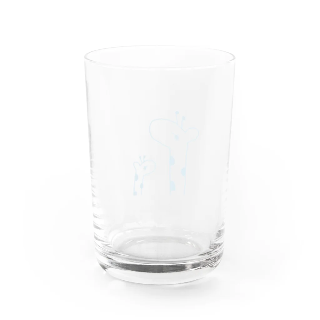 kirin.boutiqueのキリンさん親子 Water Glass :back