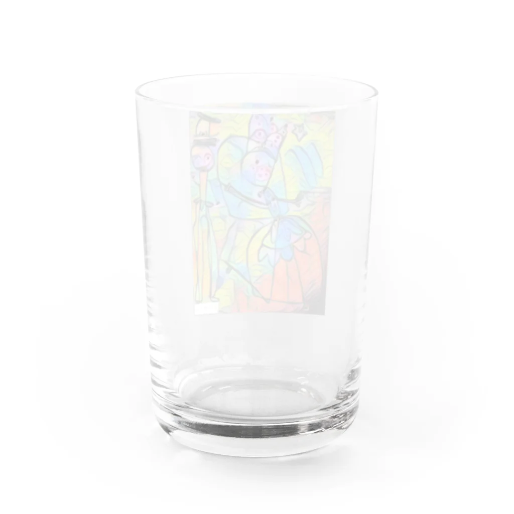 ゴーヤの気まぐれのお姫さまと王子さま Water Glass :back