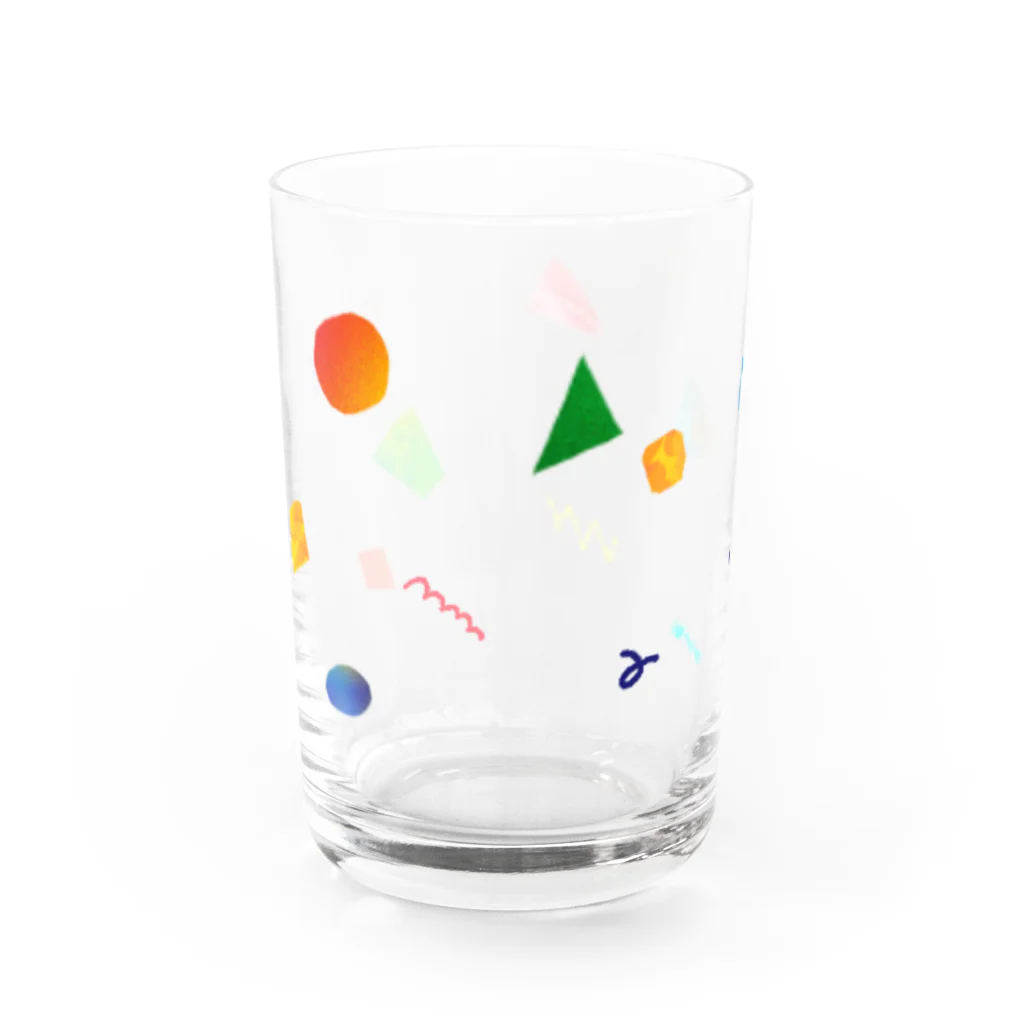 _sankakuyamataroのいろんなかたち Water Glass :back