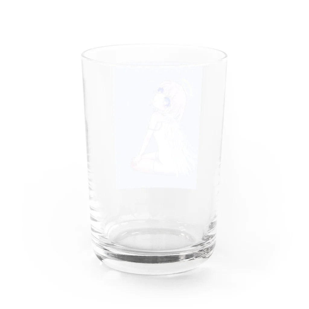 Soky(そーかい)の天使ちゃま2(ピンク) Water Glass :back