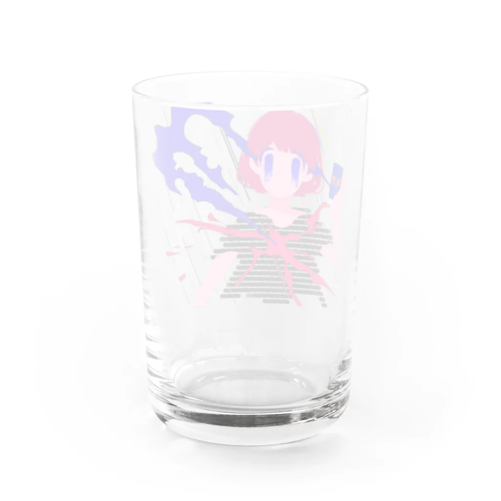 三酉かみのthrob  Water Glass :back