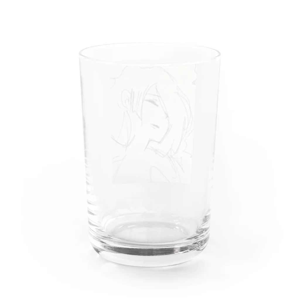 真島鏡花＠写真集『少女病』完売マンのおやすみ Water Glass :back