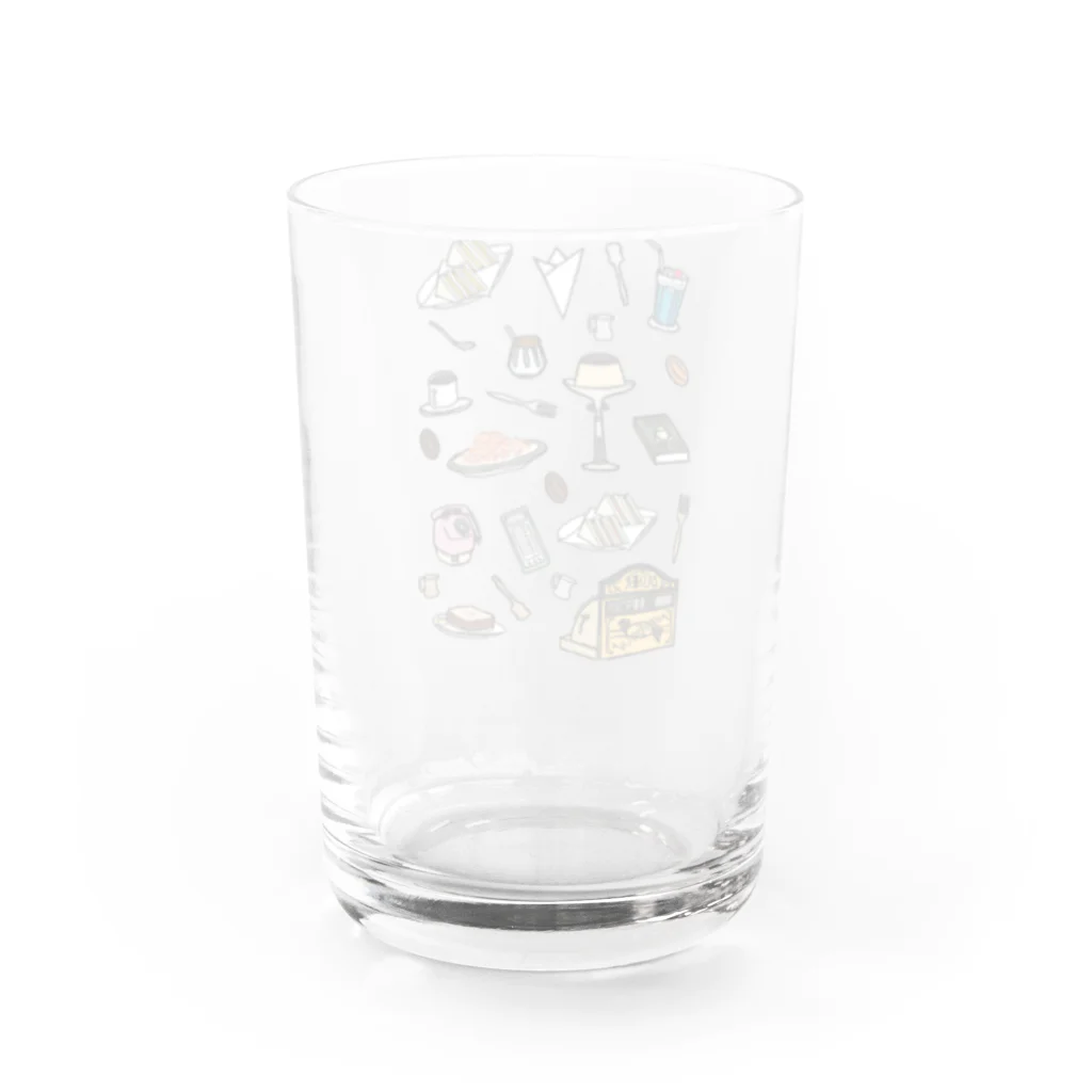 気ままに創作　よろず堂の純喫茶　いろどり Water Glass :back