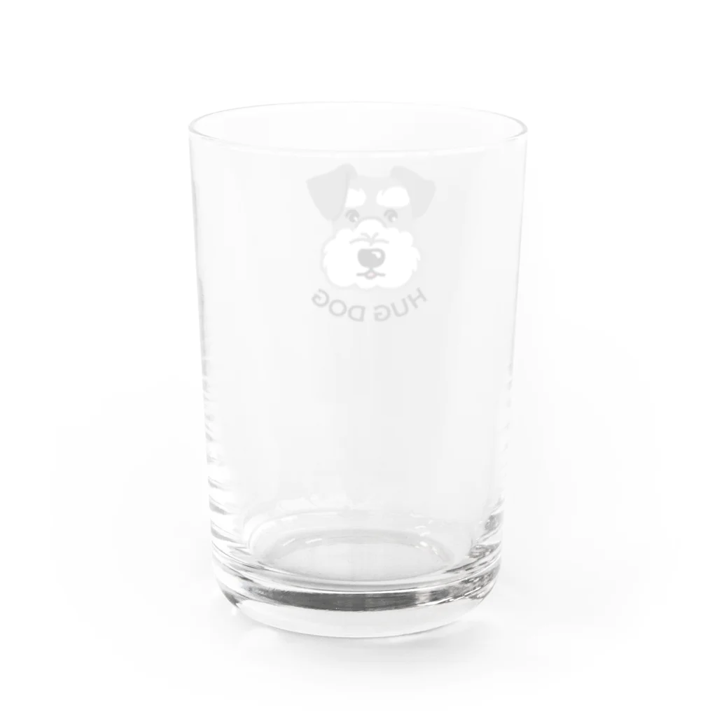 HUGDOG and snomilのシュナ（みー） Water Glass :back