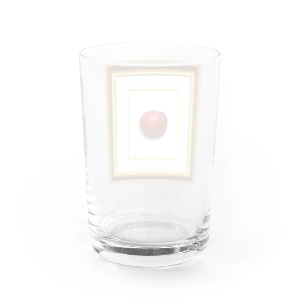 未来の画家のお店のニュートン「林檎」 Water Glass :back