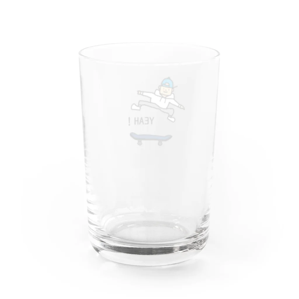 TANABOTAの今日も絶好調なポールくん Water Glass :back