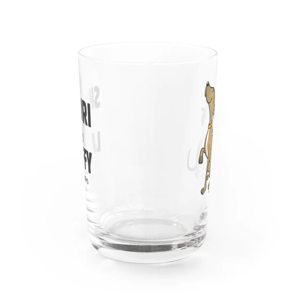 イタグレショップのSHURIちゃん＆LAFFYちゃん専用03 Water Glass :back