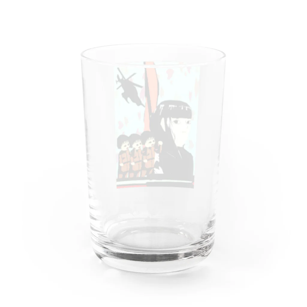 Danke Shoot Coffeeの春闘 Water Glass :back