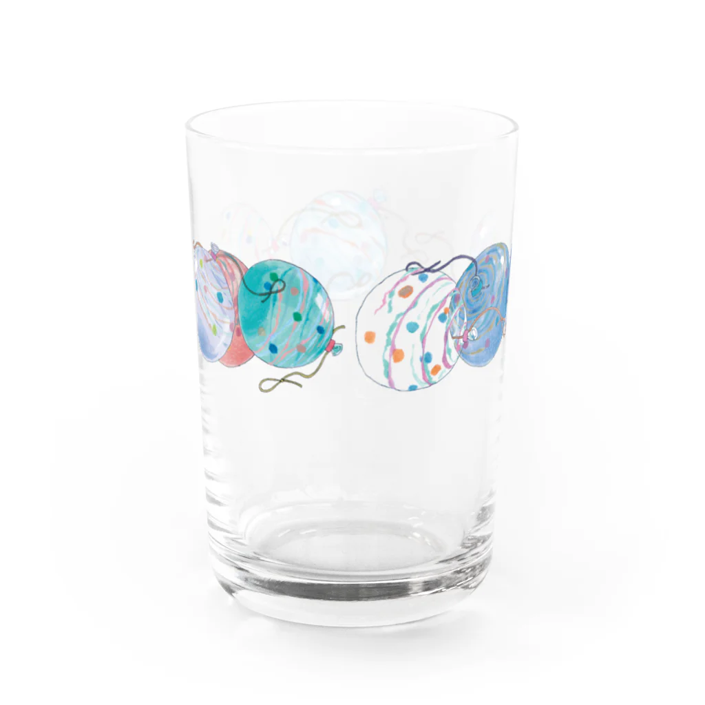 つくも舎の水ヨーヨー Water Glass :back