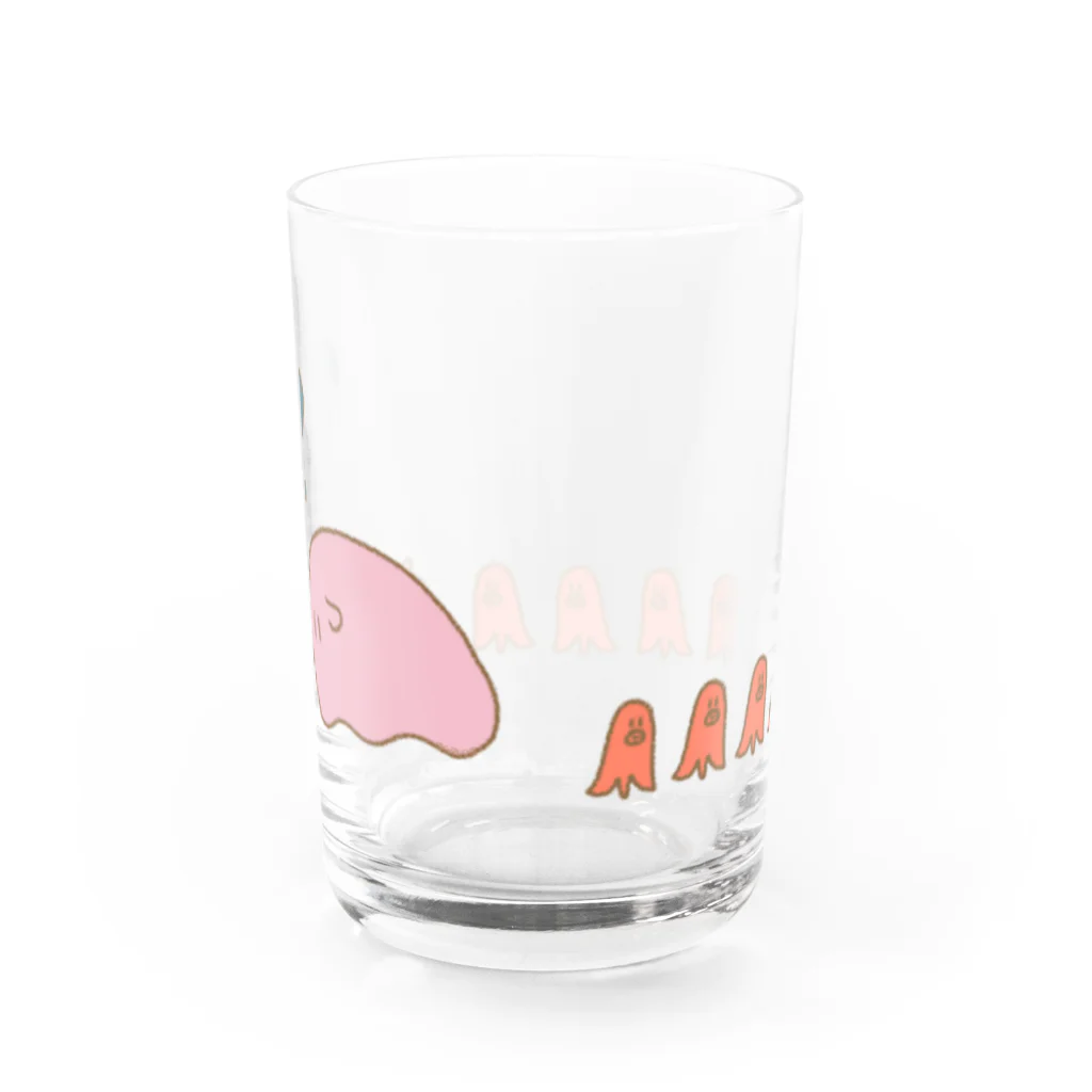 こむぎ（muimugi）のあれ？ どれ？ Water Glass :back