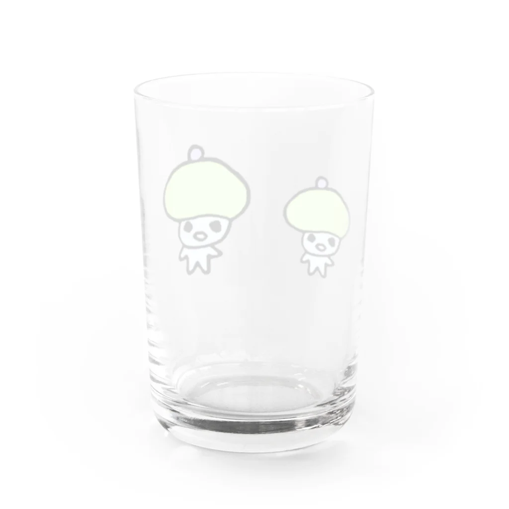 ねずみさんのブティックのおでかけマウス Water Glass :back