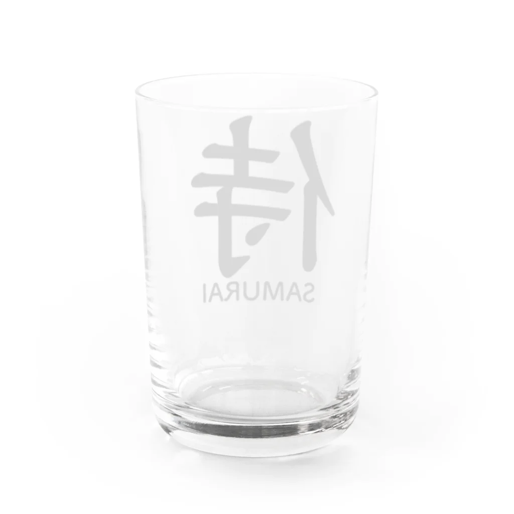 SAMURAI SHOPの侍グッズ Water Glass :back