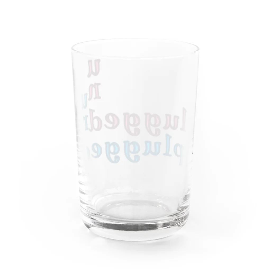 Thank you for your timeのunplugged Water Glass :back