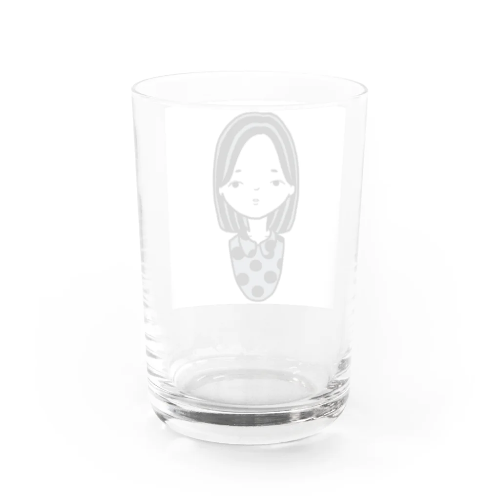 さらだのガール4 Water Glass :back