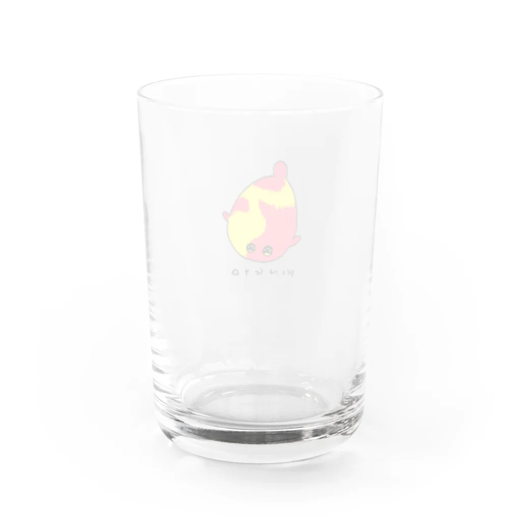 かいがんマートのキンギョ 2ひきめ Water Glass :back