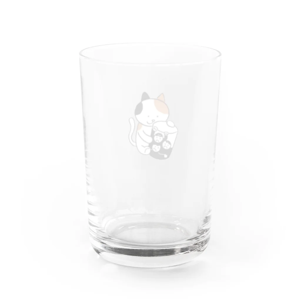 それにしても、ミケコのそれにしても、ミケコ　 Water Glass :back