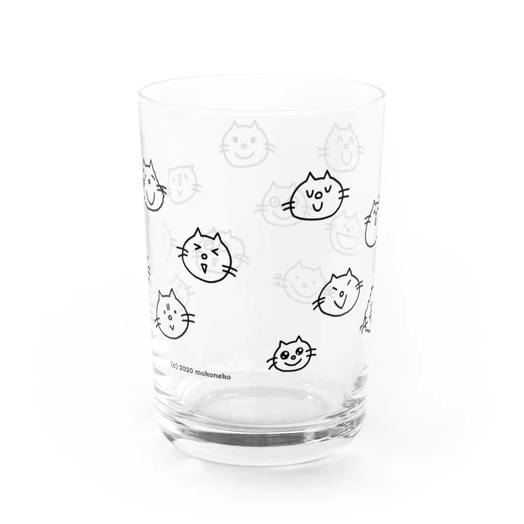 もこねこのねっこのなかま Water Glass :back