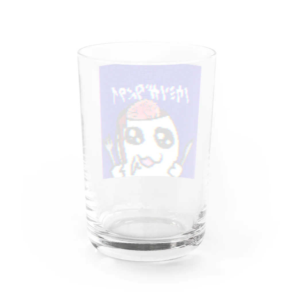 BrainsFormalinのノウミソタベタイ Water Glass :back