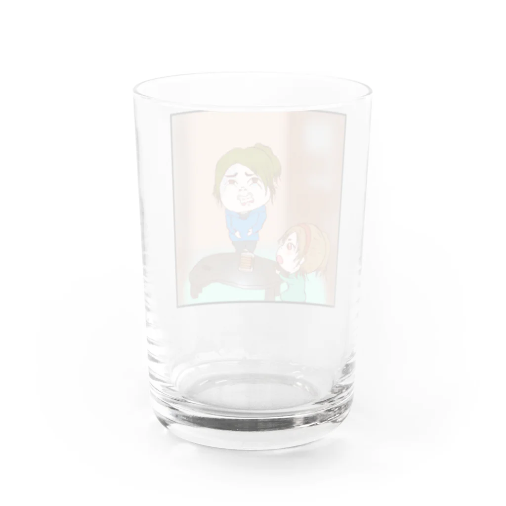 ヴァララのふくつうちゃん Water Glass :back