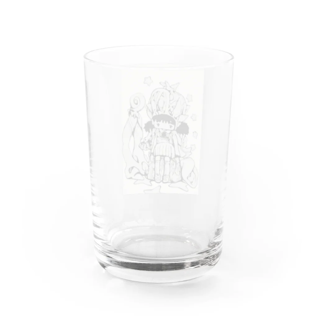 じゃっこい別注商店の旅子さん Water Glass :back