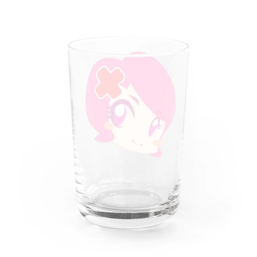 全力回避！コロナちゃん公式ショップの全力回避！コロナちゃん Water Glass :back