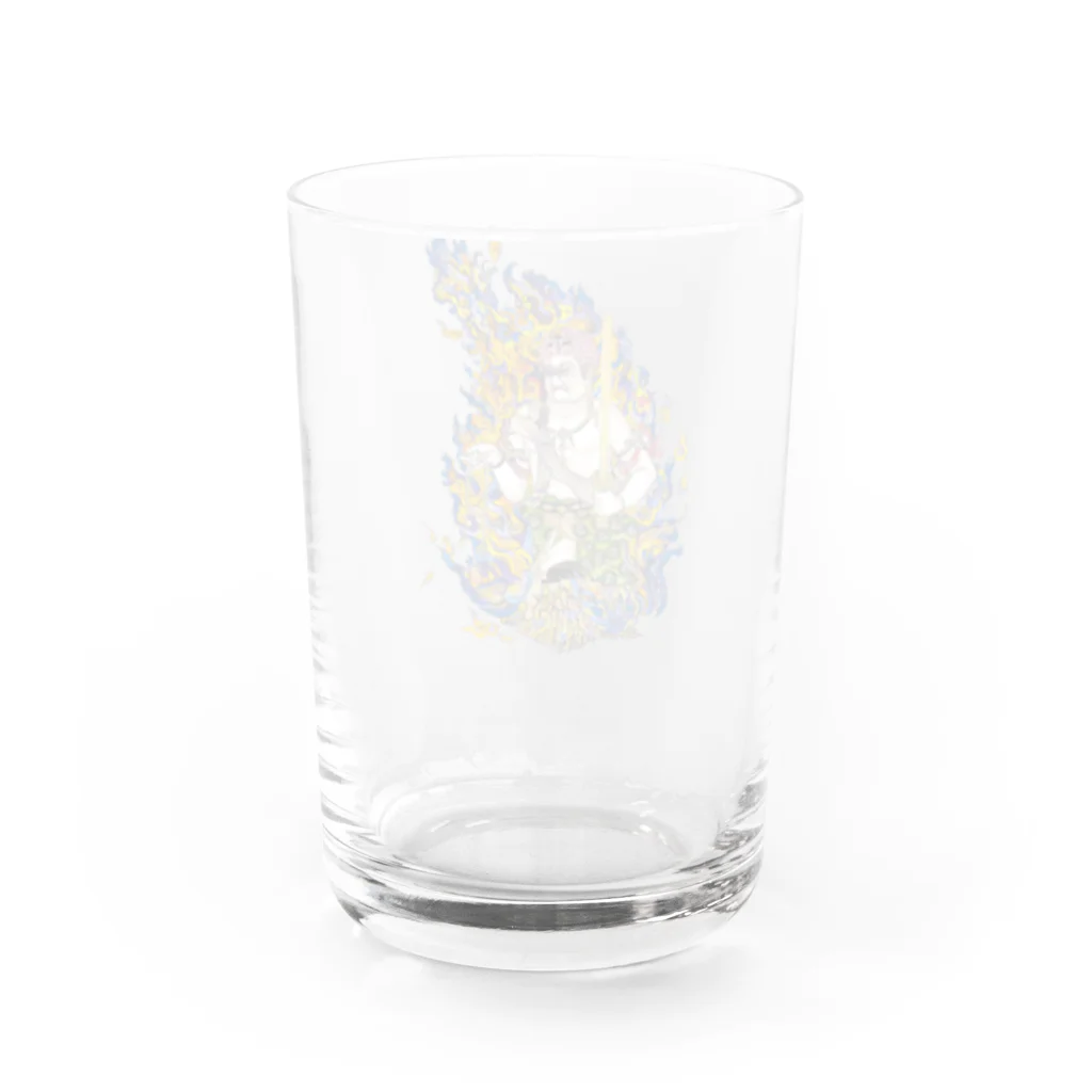 おばあちゃんの仏画屋さんのおばあちゃんの仏画 Water Glass :back