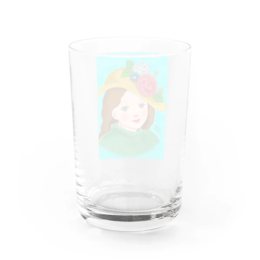 keikororinの薔薇と少女 Water Glass :back